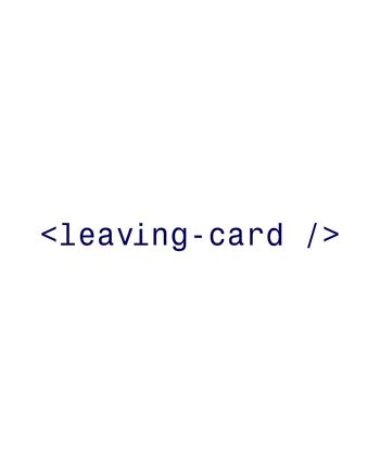 Use Leaving HTML