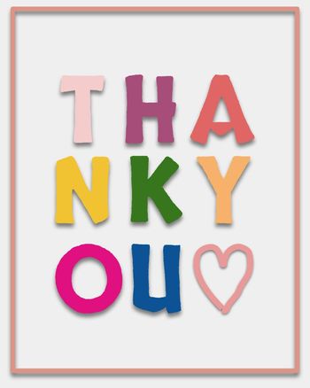 Use Thank you heart