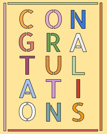 Use congratulations