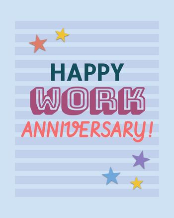 Use happy work anniversary
