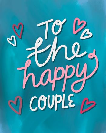 Use to the happy couple