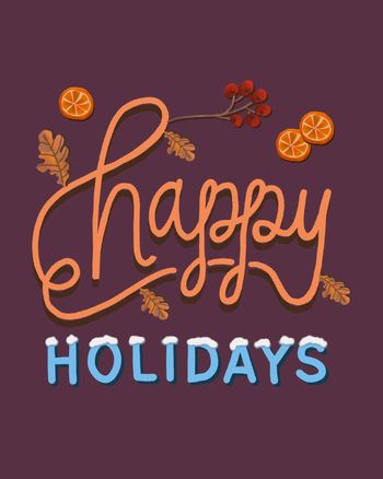 Use happy holidays
