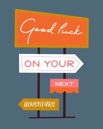 Use good luck on your next adventure