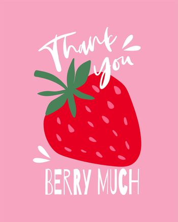 Use thank you berry much