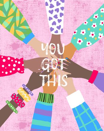 Use You got this - Motivational  colleague card