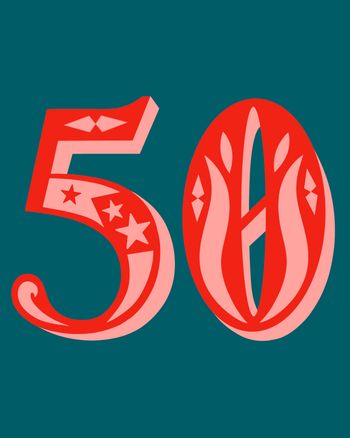 Use 50th birthday card