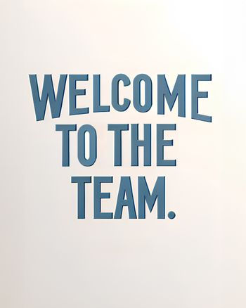 Use Welcome to the team - simple group card
