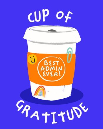 Use Best admin ever - cute admin card
