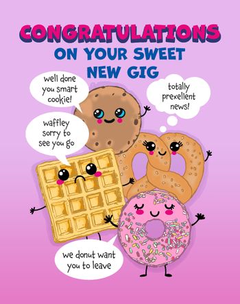 Use Cakes donuts cookies waffles - Leaving
