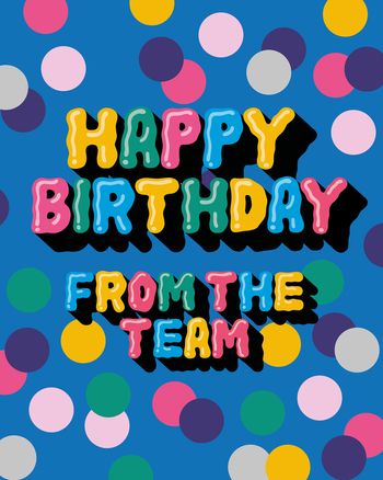 Use Jelly text - Happy Birthday