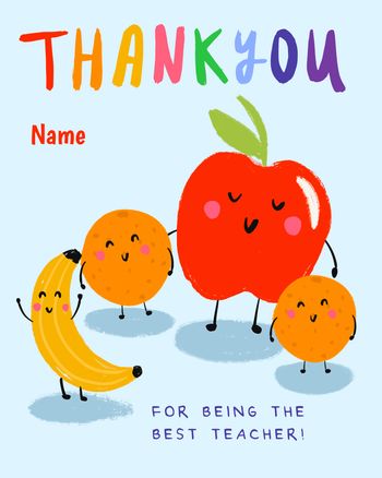Use Apple for teacher Thank you teacher