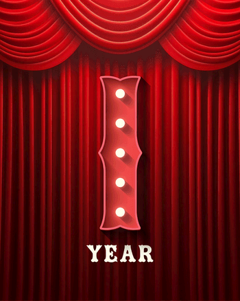 Use Year in Lights Work Anniversary 