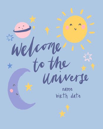 Use Moon and stars Baby