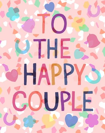 Use Wedding confetti words