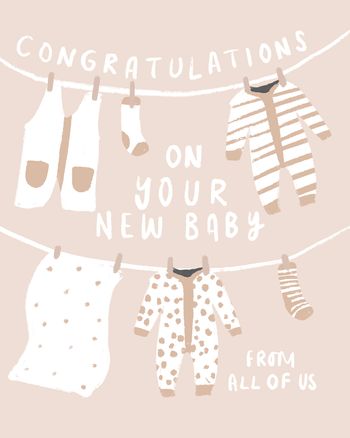 Use Washing Line Baby pink