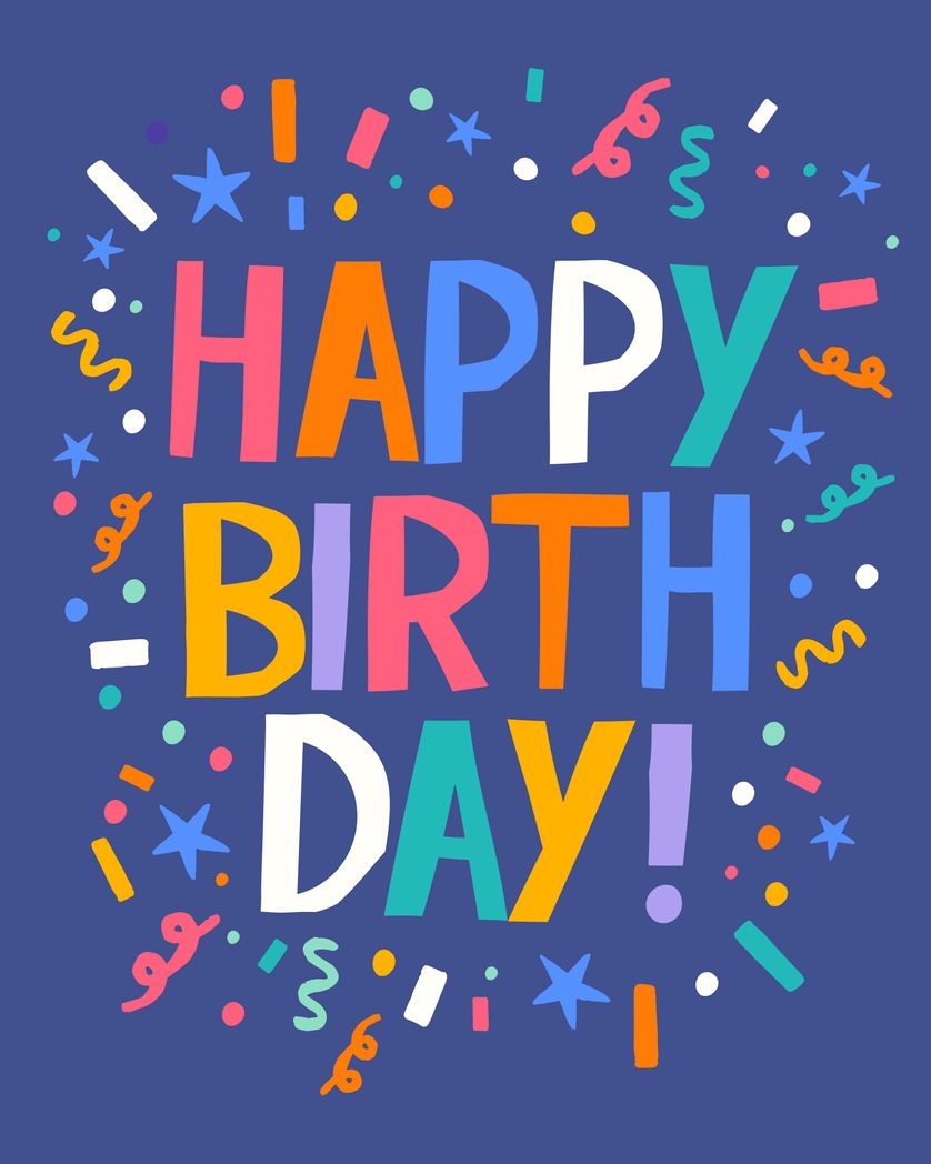 Card design "Confetti Birthday Card"