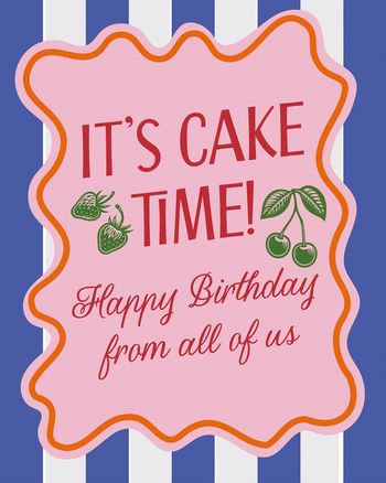 Use Vintage italia Birthday Card