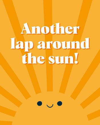 Use Sunshine - group birthday card
