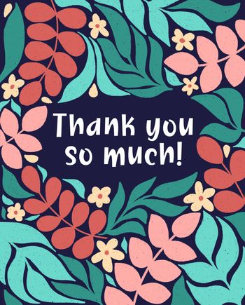 Use Thank you - group card