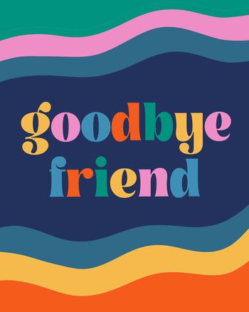 Use Groovy waves - group leaving card