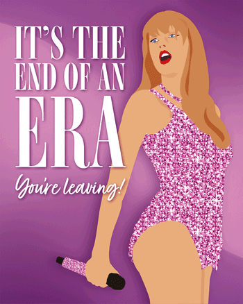 Use Taylor Swift - Leaving group ecard