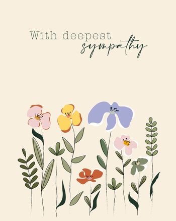 Use Flowers - group sympathy ecard