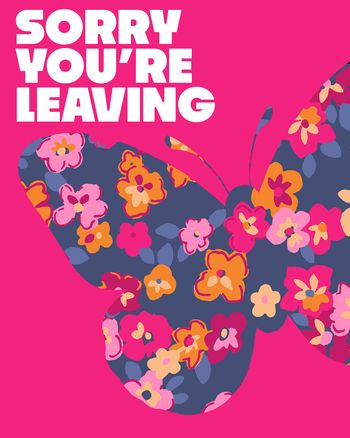 Use Bold butterfly - group birthday ecard