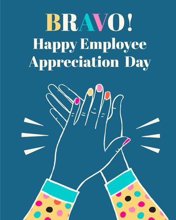 Use Round of applause - group employee ecard