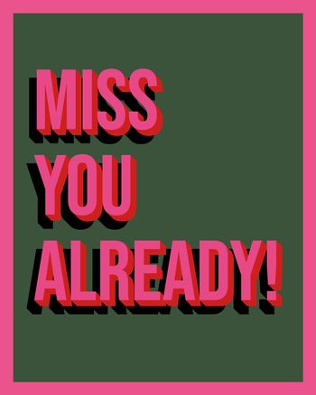 Use Signwriter - group leaving ecard
