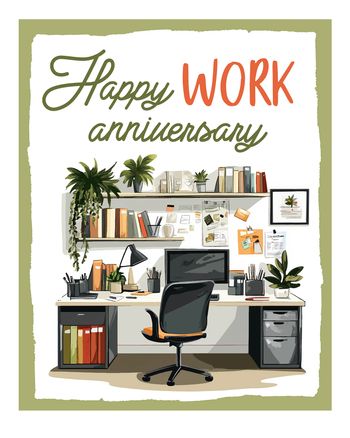 Use Workstation - group anniversary ecard
