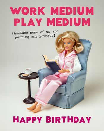Use Work Medium - group birthday ecard