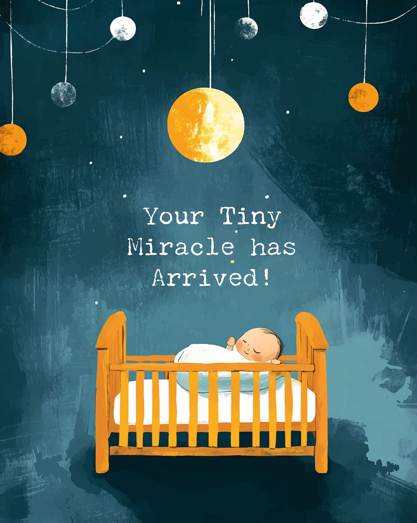 Card design "Dreamy Nursery - group baby ecard"