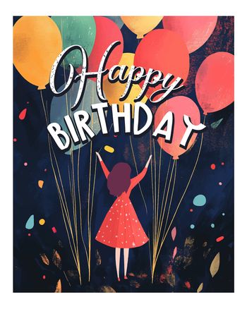 Use Party time - group Birthday ecard