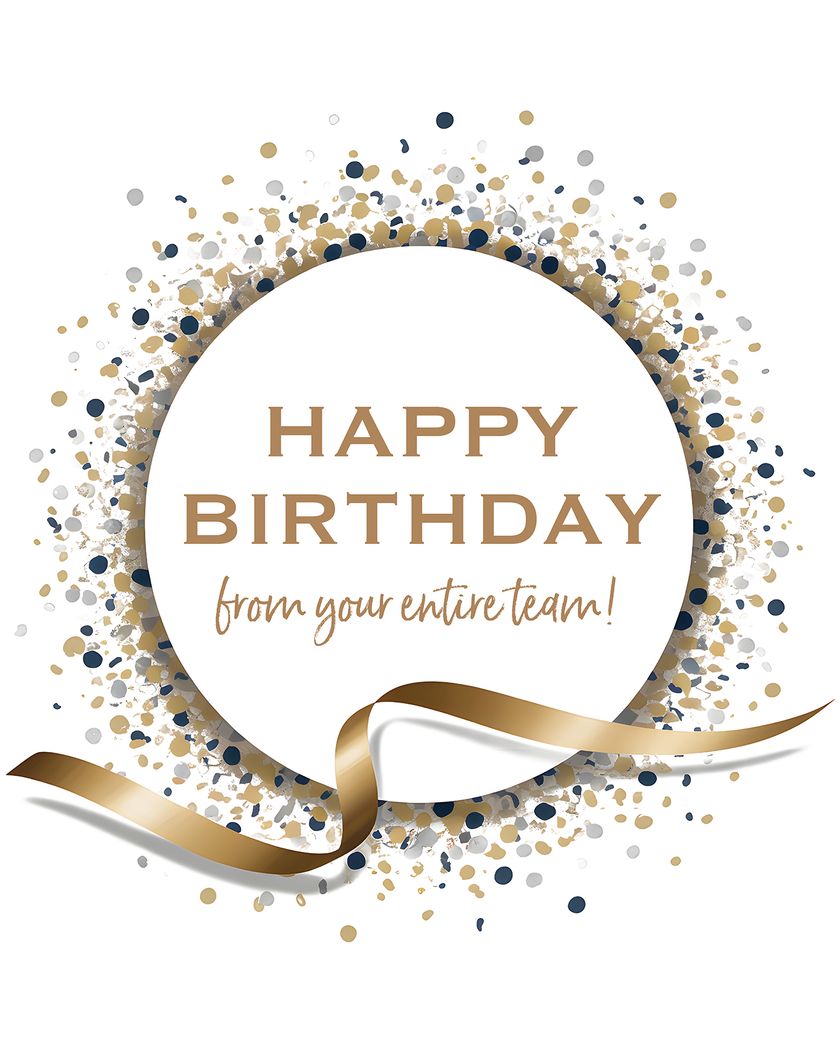 Card design "Corporate Birthday - group Birthday ecard"