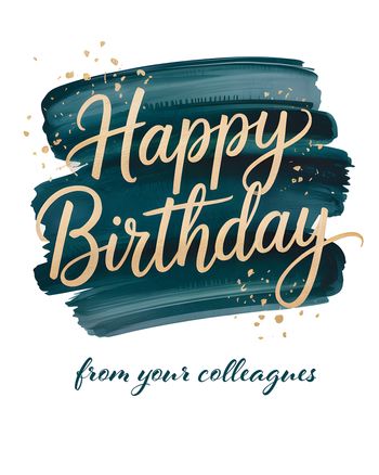 Use Corporate Birthday - group Birthday ecard