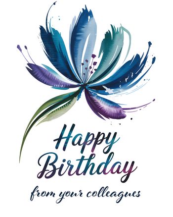 Use Corporate Birthday - group Birthday ecard