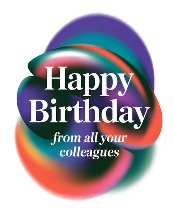 Use Corporate Birthday - group Birthday ecard
