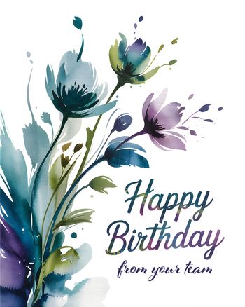 Use Corporate Birthday - group Birthday ecard