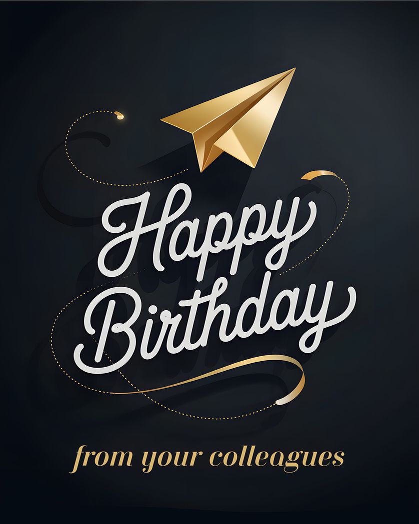 Card design "Corporate Birthday - group Birthday ecard"