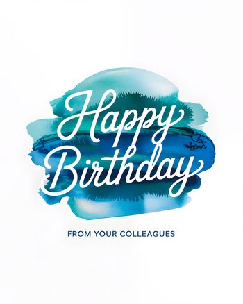 Use Corporate Birthday - group Birthday ecard
