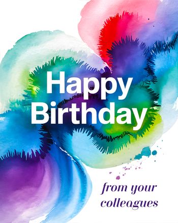 Use Corporate Birthday - group Birthday ecard