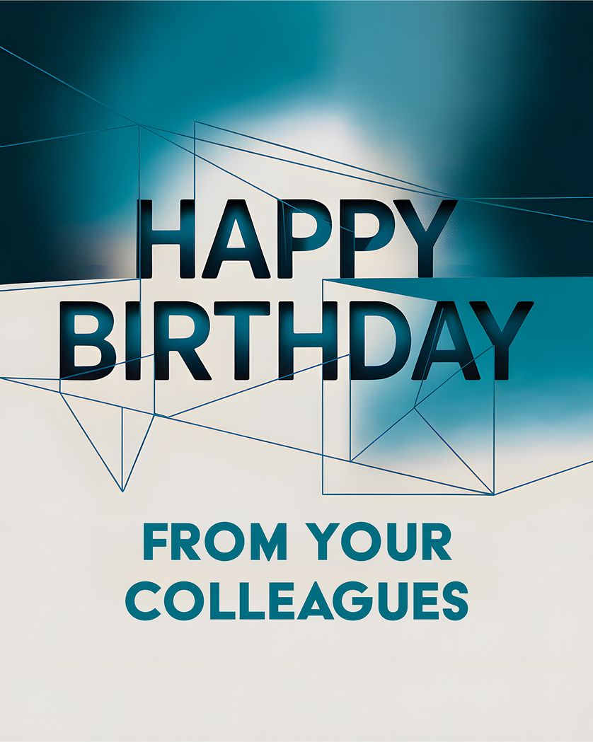 Card design "Corporate Birthday - group Birthday ecard"