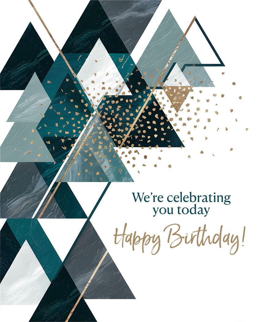 Card design "Corporate Birthday - group ecard"