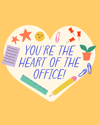 Use Admin heart - group admin day ecard