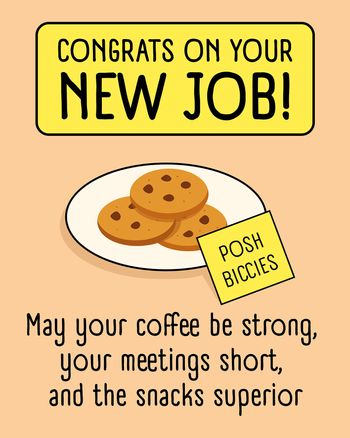 Use Office Snack game - group leaving ecard