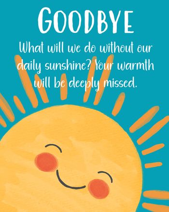 Use Office Sunshine - group leaving ecard
