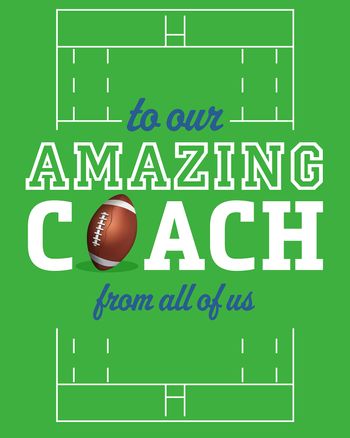 Use Rugby Coach - group teacher ecard
