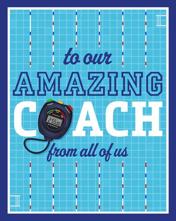 Use Swimming Coach - group teacher ecard