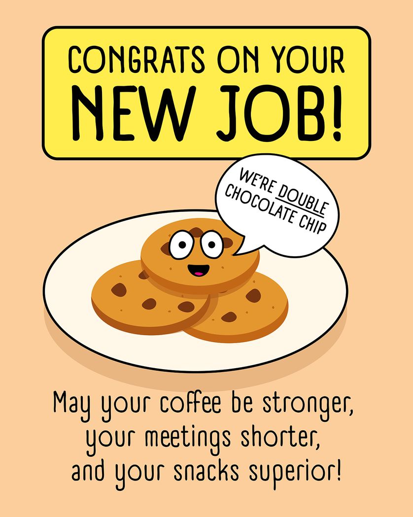 Card design "Upgrade incoming - group leaving ecard"