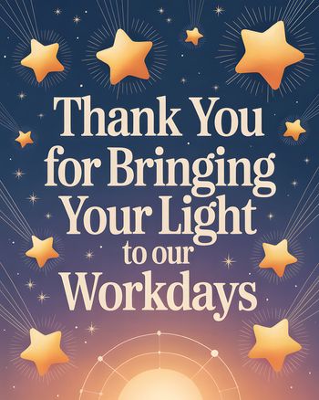 Use You lit up the office - group leaving ecard